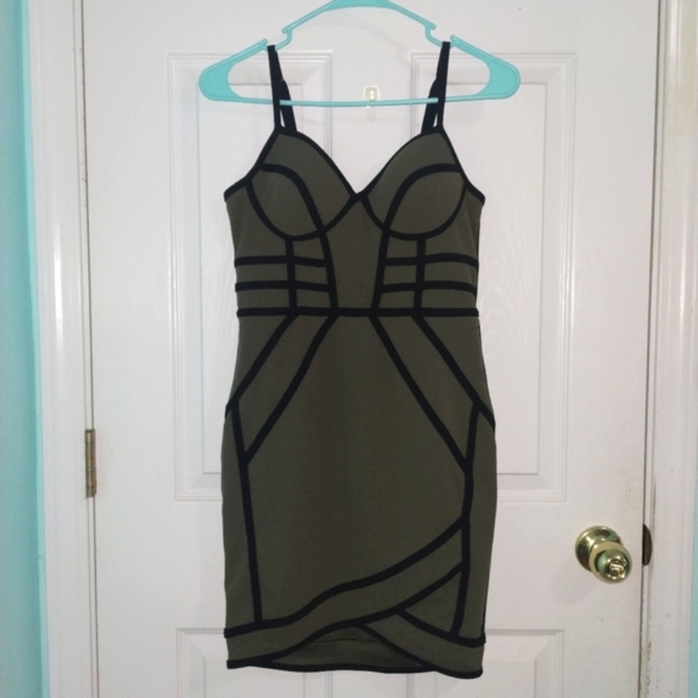 Green Bodycon Dress size M